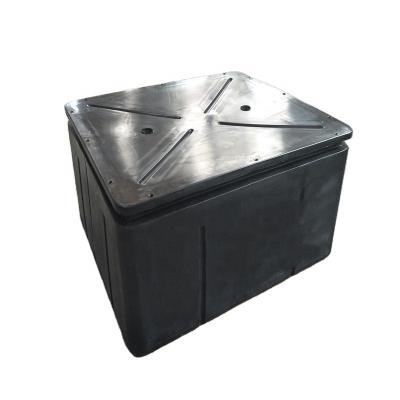 China Marinas Marina Rotomolded Plastic Pontoon for floating dock LLDPE plastic drum for marina floating dock for sale