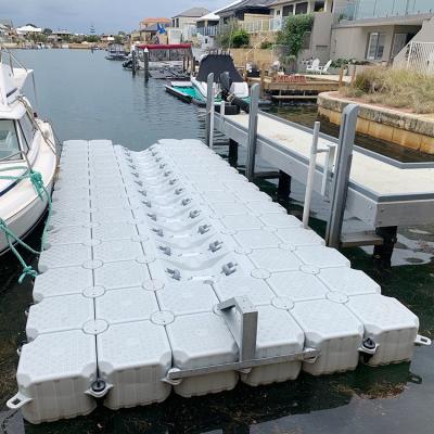 China Drive on Dock Floating Pontoon Drive on Dock with Roller Cube for Big Motor Outboard for sale