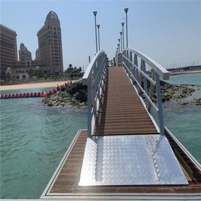 China Easy Installation Customized Floating Dock Aluminum Stable Mobile Boating Pontoon for sale