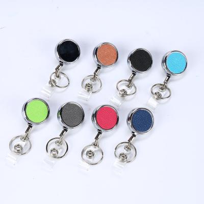 China Promotional Gift / School / Office Customized Spinning ID Card Retractable Badge Holder Working Badge Reel for sale