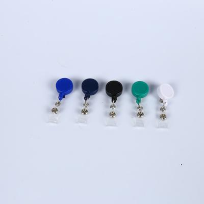 China Promotional Custom Gift/Office/School Small High Quality Retractable Badge Reel With Belt Clip for sale