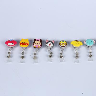 China Office/School/Hospital Hot Sale/Promotional Gift Customized Retractable PVC Badge Reel Retractable Holder for sale