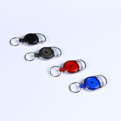 China Promotional Gift/Hot Sale Office/School Factory Carabiner Badge Holder Badge Reel ID Card Customized Badge Holder for sale