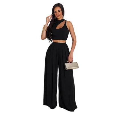 China QUICK DRY Two Piece Pants Sets 2022New Arrival Sexy Two Piece Set Soild Color Casual Lady For Women Bodycon Dresses Clothing for sale