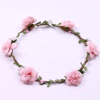 China Eco-friendly Type Event Party Supplies Headband Hawaii Flower Headbands Jewelry Decorations Headwear for sale