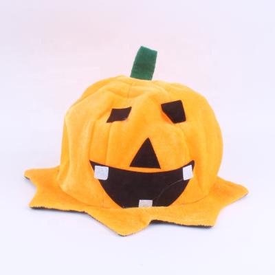 China Cheap Cute Funny Halloween Promotional Party Gift Character Orange Arrow Hat Pumpkin Hat for sale