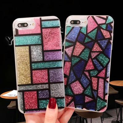 China Fashion Bling Glitter Liquid Quicksand TPU Mobile Phone Case For iPhone 6 7 8plus X XS XR XSMAX for sale