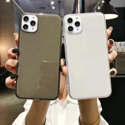 China Fashion Transparent Glitter Soft TPU Phone Cases For iPhone 11 Pro XS Max XR X Plus 8 7 6 6S for sale