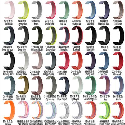 China Fanshion Band Nylon Strap For Apple Watch Band 44mm 40mm 42mm 38mm Adjustable Sports Loop Band Wrist Straps for sale