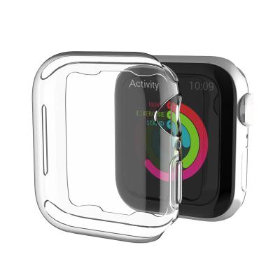 China Wholesale Soft Anti-fall Screen Protector Case For Apple Watch 2 3 4 5 TPU 40MM 42MM 44MM Full Clear Cover 38MM for sale