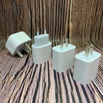 China Wholesale Customs QUICK KIT Fast Fast Charger 18W Wall Charger PD Cargador PD 20W PD CHARGER Type For Apple iPhone Cargador Original Lighting Cable With Box for sale