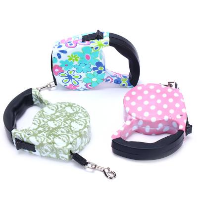 China Factory Direct Sales Viable Retractable Ring Shape Flexible Pet Leash Dog Traction Rope for sale