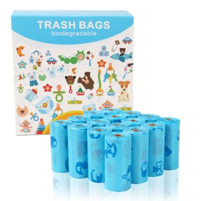 China Sustainable High Quality Disposable Dog Poop Bags Eco Friendly Biodegradable Pet Poop Bags for sale