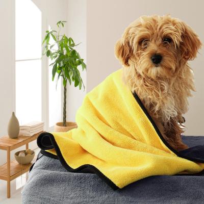 China Sustainable High Quality Dog Towel Bulk Quick-Drying Towel Bath Supplies Custom Microfiber Towel For Dogs for sale