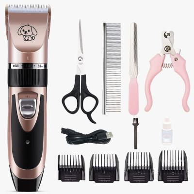 China Viable Dog Shaver Clippers Low Noise Rechargeable Cordless Pet Clippers a5 Clipper for sale