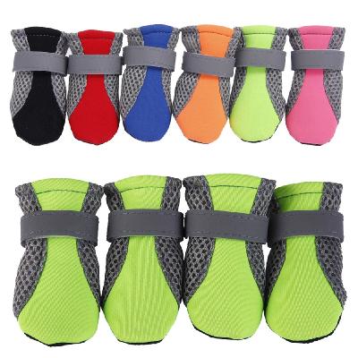 China Small Pet Dogs Shoes Soft Breathable Reflective Summer Sustainable For Dogs for sale