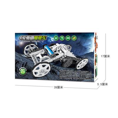 China ABS Education Solar Robot Toys DIY Science Experiment Building Kit For Kids Aged Older Solar Powered By Sun Diy Metal Robot for sale