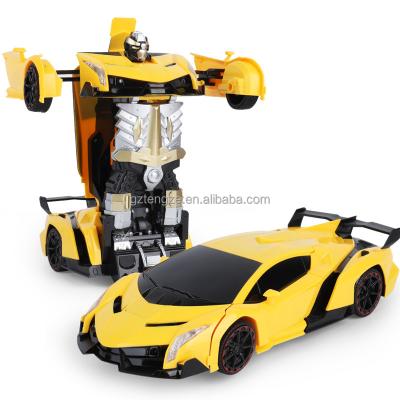 China ABS Remote Control Car For 4 5 6 7 8 Kids -16 Year Old Transform RC Car Robot With Gesture Feeling One Button 360 Deformation for sale