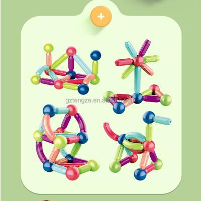 China Hot Selling Design ABS 42 Pcs Kids Magnetic Block Building Toy Compatible New Magnetic Reasonable Prices 2021 Modern for sale