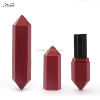 China Wholesale Cosmetic Luxury Unique Empty Lipstick Tube 12.7mm Unique Shaped Bullet Lipstick Packaging Tube for sale