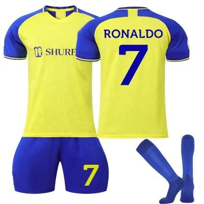 China Sets Soccer Football Wear 22/23 men+kids Soccer uniforms Football Shirts Soccer Jersey for sale