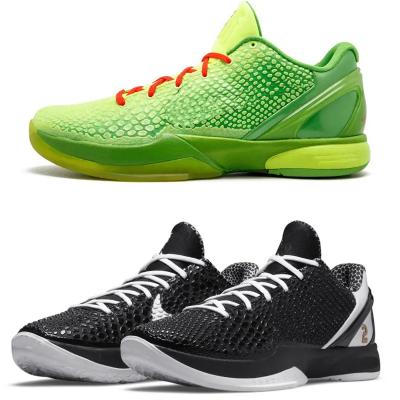 China Massage KB  Mamba 6 Protro Grinch Basketball Shoes Casual shoes outlet size36-46 men women Mambacita Bruce Lee Big Stage Chaos for sale