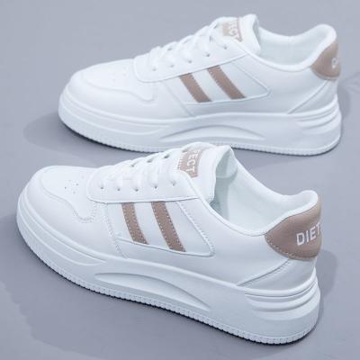 China Hard-Wearing INJECITON  Hot Sale White Shoes Female Student Casual Shoes Breathable Sports Shoes Women Sneaker for sale