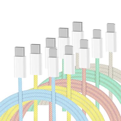 China Mobile Phone Factory Outlet HANPU 20w Palladium Nylon Braided Fast Charging Data Cables For Lightning Cable Iphone Data Cable for sale