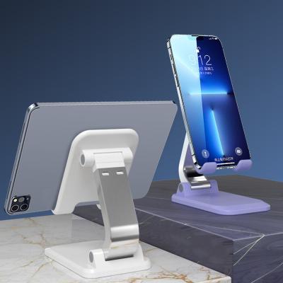 China Factory Wholesale Adjustable Adjustable Desk Stand Mobile Phone Foldable Mobile Phone Holder Tablet Stand For All Smartphones for sale