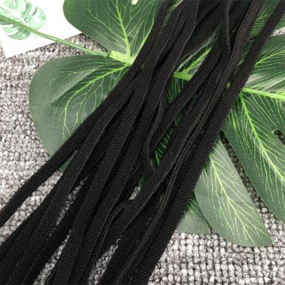 China High quality black and white eco-friendly 6mm elastic band ear flat buckle for sale