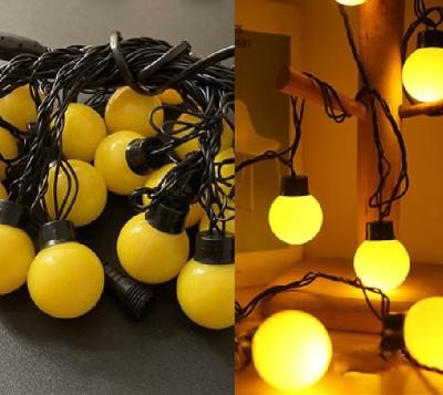 China Outdoor 20M Residential Indoor 80Bulbs Decorate Bulbs Christmas Waterproof Lamp Led Bulb String Light for sale