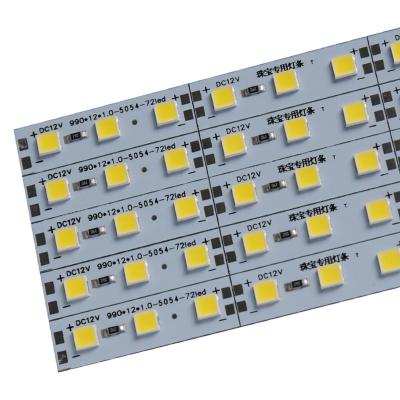 China Shelf Display LED Light Bar Lights DC12V smd5054 Strips72leds Item Lamp LED Strip Rigid Hard Light Bar for sale