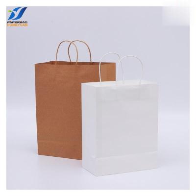 China High Quality Concise Packaging Paper Bag Biodegradable Kraft Paper Shopping Bags for sale