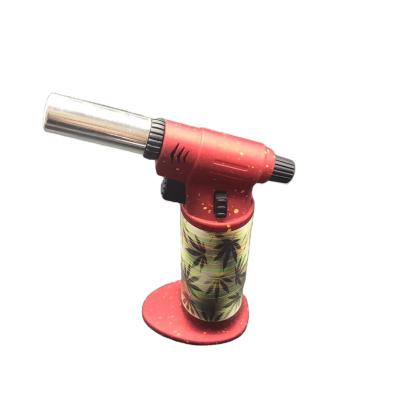 China Custom Blue Gas Flame Butane Gas Lighter Chefs Blowlamp Lighter BBQ Lighter for sale