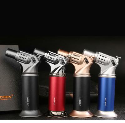 China Wholesale Creative Inflated Gas Lighter Gas Torch Lighter Gun Kitchen Cigar Lighter New for sale