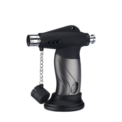 China New Fashion Windproof Direct Impact Refillable Small Gas Lighter Gas Spray Gun for sale