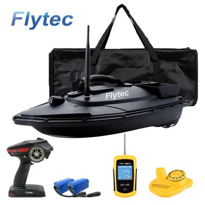 China RC Bait Boat With High Quality Flytec ABS Bait Boat Hull Fish Finder Fishing Tackle With Echo Sounder Portable Wireless Fish Finders 500M Devict Bait Boat For Fishing for sale