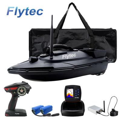 China RC Bait Boat with Fish Finder Flytec Bait Boat RC 500M Control Fishing Boat with 300M Wireless Color Display Fish Finder Devict Lucky Bait Boat for Fishing for sale