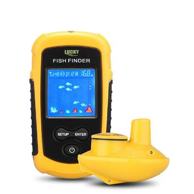 China Flytec 200M Fish Finder 120 Meters LCD Display Deeper Underwater Color Sonar Handheld Transducer Radio For Baitboat 1108 for sale