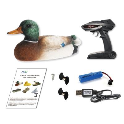 China Mallard Duck Decoys RC Model Flytec V201 2.4G Educational Hunting Toys RC Remote Control First Boat Waterproof Children for sale