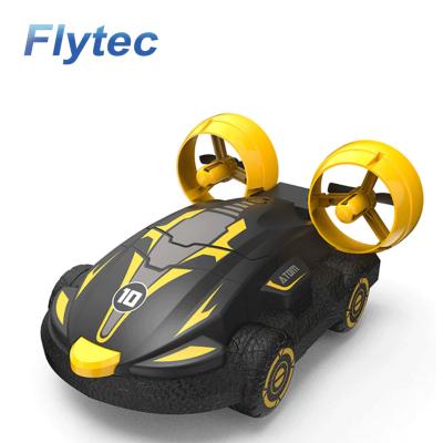 China RC Hobby 2 Amphibious in 1 Outdoor Kids Toys 2.4G RC High Speed ​​Hovercraft Water and Land RC Boat Drifting Electric Car Summer Yacht for sale