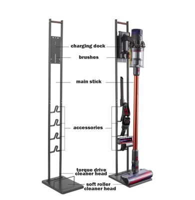 China Free Charging Stocked Cleaner Vacuum Dock Lathe Storage Station Rack Drill Bracket Holder for sale