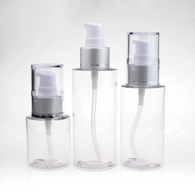 China BEAUTY PACKAGING Ningbo Clear Lotion Bottle 60ml 100ml 120ml 150ml Plastic Empty Cosmetic Bottle For Cream for sale