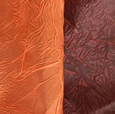 China 130cm Width 100% Tear-Resistant 400T Polyester Material Wrinkle And Printing Fabric Taffeta for sale