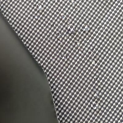 China Waterproof cheap polyester pongee plain printing fabric with TPU bonded fabric for casual coat cotton-padded jacket for sale