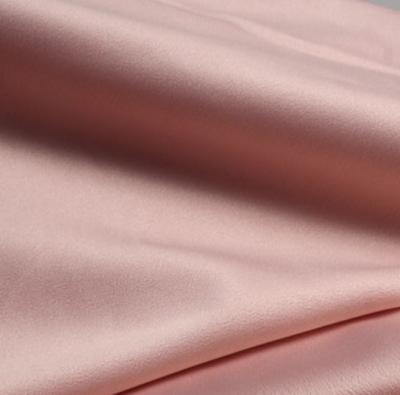 China Waterproof high quality recycle 50d*75d shinny polyester satin fabric for sale