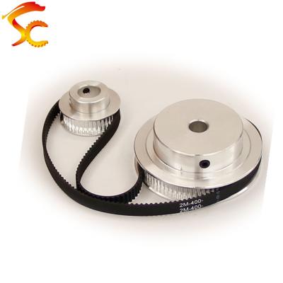 China 3D Printers 3D Printer Accessories GT2 80 Teeth 40 Tooth, Bore Width 6mm, Belt Pulley 8&10mm Belt Set for sale