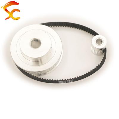 China 3D Printers 202-GT2-6mm, Width 6mm, 8&5mm Timing Belt Pulley GT2 60 Teeth 15 Teeth 15 Tooth Reduction 4:1/1:4 3D Printer Accessories Belt Hole for sale