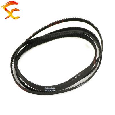 China 3D Printer 10pcs S2M-264MM, Perimeter 264mm, 132 Teeth S2M-264MM 6MM/10MM/12MM Width Closed Loop Rubber Belt, Strap for sale