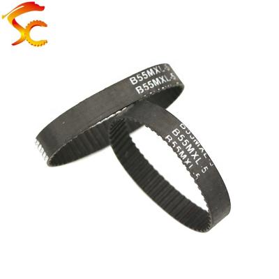 China 3D Printer 10pcs MXL B55 Fenced Width 4MM/5MM/6MM/7MM/8MM, MXL Buckle Rubber Belt 55 Teeth Rubber Belt for sale